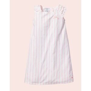 Petite Plume x The Colony Hotel Pink White Stripe Amelie Nightgown Kids 6
